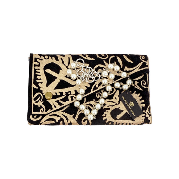 VIRGINS SAINTS & ANGELS VSA Iconic Cream 8mm Pearl Choker in Silver - Picture 6 of 6